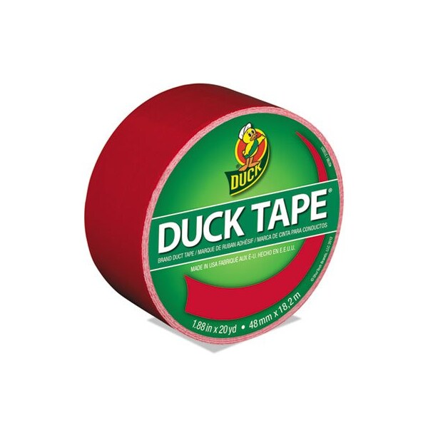 Shurtech Brands Duck, COLORED DUCT TAPE, 3in CORE, 1.88in X 20 YDS, RED 1265014 - main